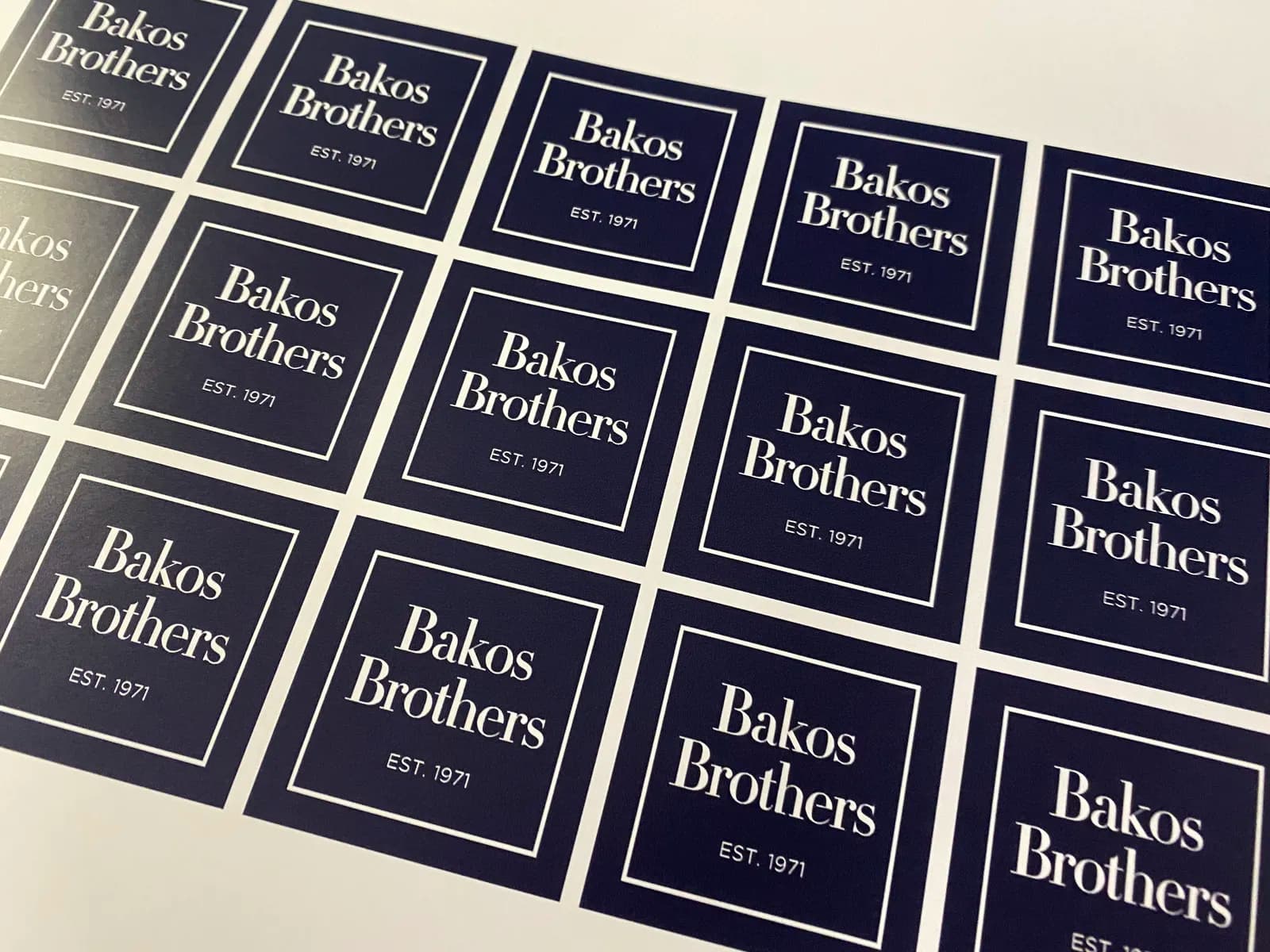 Bakos Brothers retail label