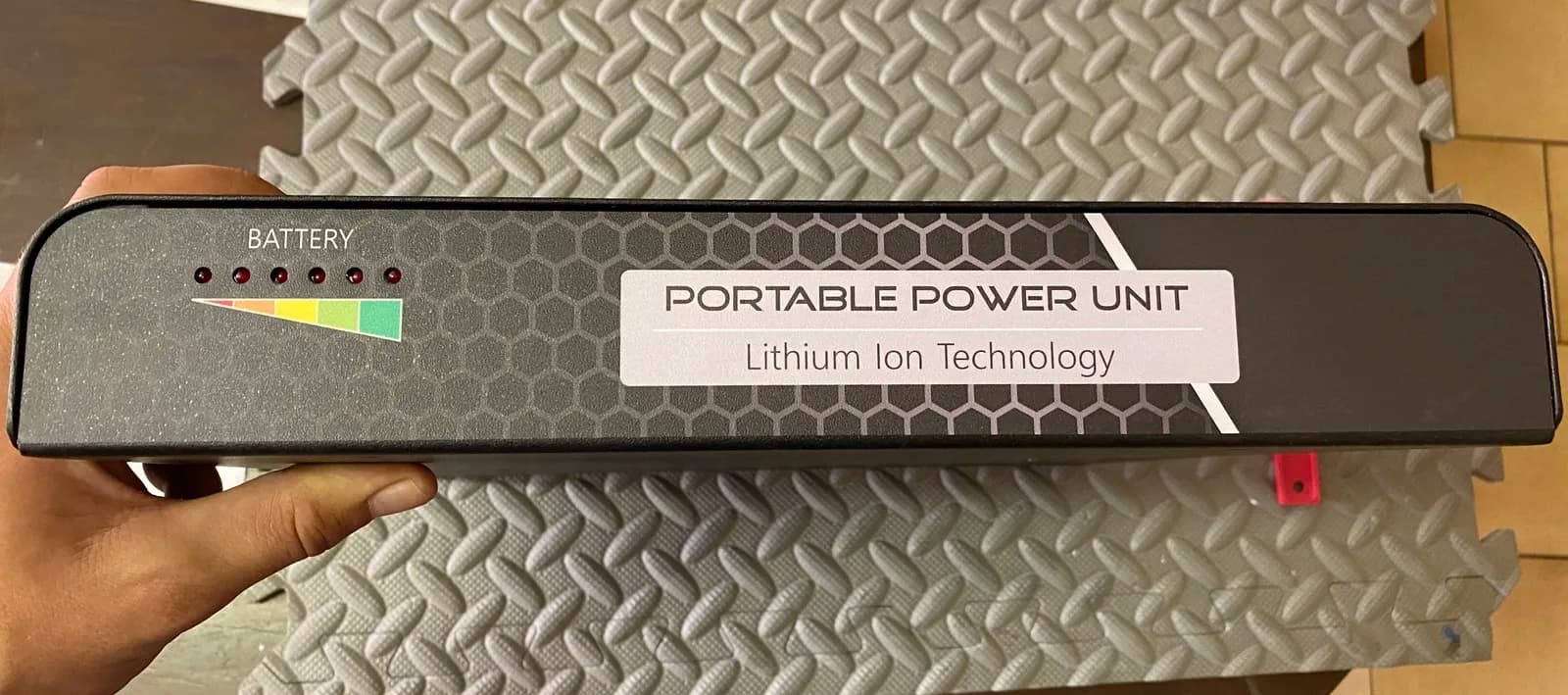 Power unit lithium-ion battery label